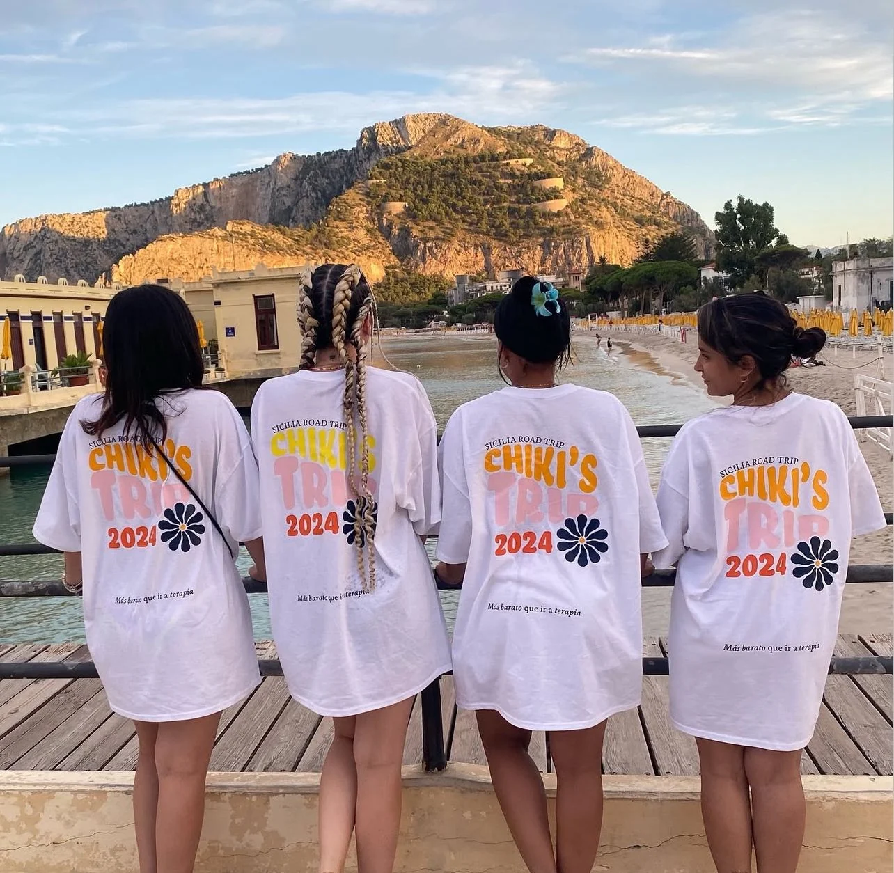 Camisetas personalizadas de viaje, grupo de amigas
